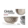 CIOTOLA CERAMICA 13 X 13 X 5 CM DECORI ASS