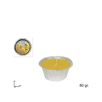 CITRONELLA VASETTO ALLUMINIO 8,5 CM 80 GR