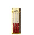 COLTELLO DA BISTECCA MANICO LEGNO RESINATO SET 3 PZ