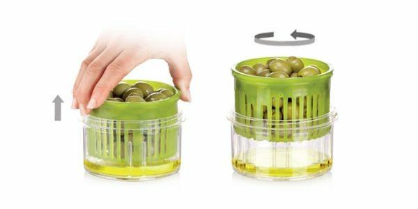 CONTENITORE PER ALIMENTI CON SCOLATOIO 4FOOD