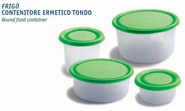 CONTENITORE FRIGO' TONDO 1,80LT COL.ASS.