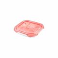 CONTENITORE FRIGO QUADRATO NUVOLA SET 4PZ 0,5LT COLORE CORAL