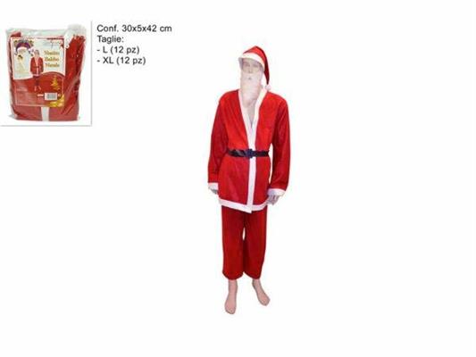 COSTUME BABBO NATALE ADULTO