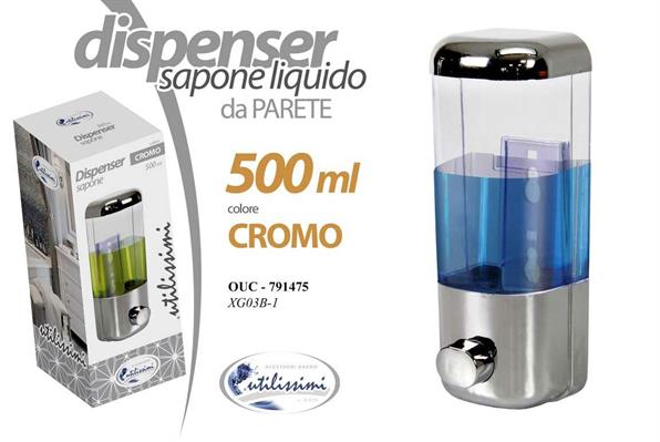 DISPENSER SAPONE 500ML ARGENTO