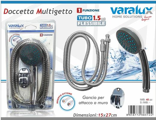 DOCCINO MULTIGETTO CON TUBO FLESSIBILE 1,5MT