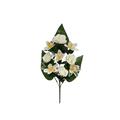 FIORE BOUQUET ROSA ORCHIDEA 9 FIORI 45 CM