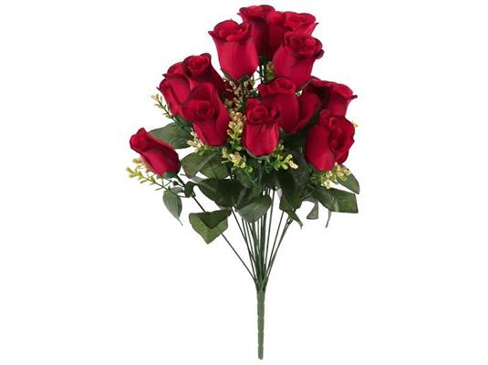 FIORE BOUQUET ROSA ROSSA 54CM