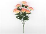 FIORE CRISANTEMO 9 FIORI 45 CM COLORE ROSA