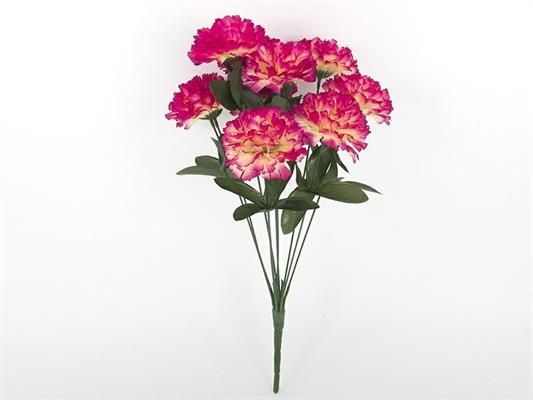 FIORE GAROFANO 10FIORI 45CM COLORE FUCSIA