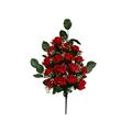 FIORE BOUQUET ROSE 16 FIORI 58 CM COLORE ROSSO