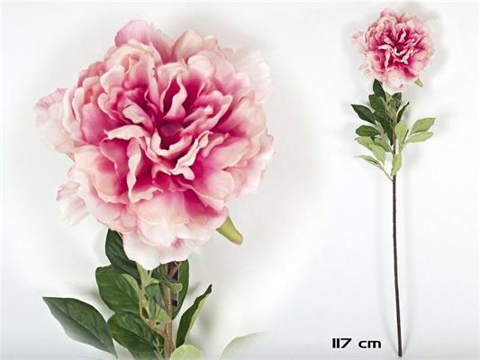 FIORE PEONIA 117 CM COLORE FUCSIA