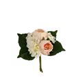 FIORE BOUQUET PEONIA 7 FIORI 31 CM COLORE ROSA