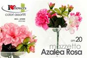 FIORE MAZZETTO AZALEA ROSA 20CM COLORI ASS.