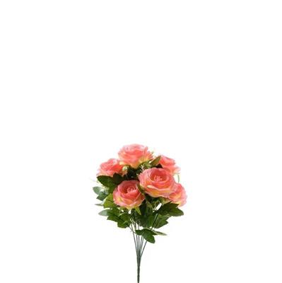 FIORE BOUQUET ROSE 37 CM 7 FIORI