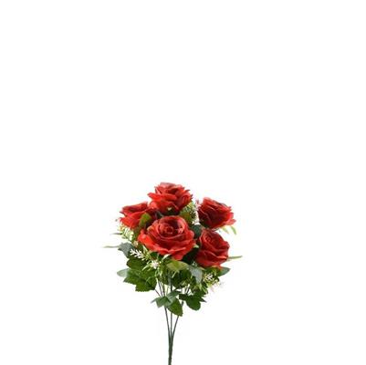 FIORE BOUQUET ROSE 37 CM 7 FIORI