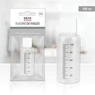 FLACONE DA VIAGGIO 100ML TRASPARENTE