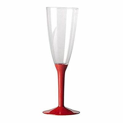 FLUTES CALICI GAMBO ROSSO CONF. 6PZ