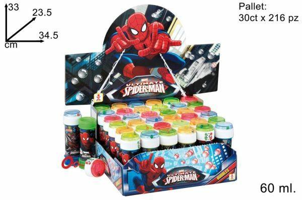 GIOCO BOLLE DI SAPONE SPIDERMAN (ESP. 36PZ)