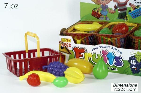 GIOCO SET CESTELLO FRUTTA 7PZ 2ASS.