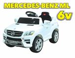 GIOCO AUTO ELETTRICA MERCEDES ML 6V COLORE BIANCO