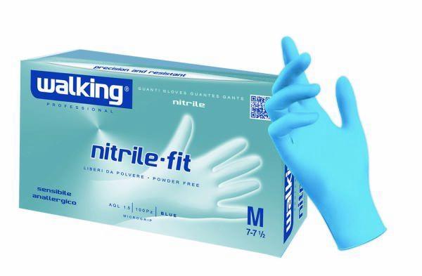 GUANTO NITRILE FIT WALKING CONF. 100PZ MIS S ART. 012591