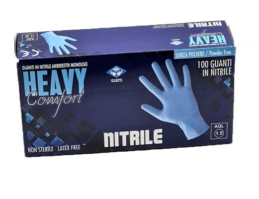 GUANTO NITRILE BLU CONF. 100 PZ MIS. L ART. 0155/L T