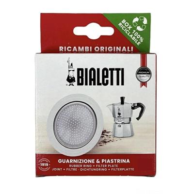 GUARNIZIONE 3 PZ + 1 PIASTRINA 12 TZ BIALETTI