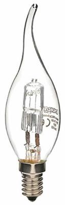 LAMPADINA FIAMMA ALOGENA E14 28W 230V 370LUMEN TRASPARENTE