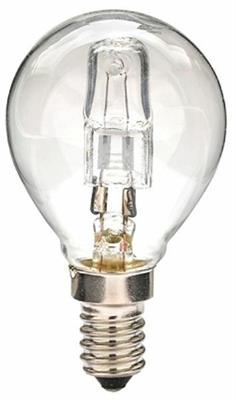 LAMPADINA SFERA ALOGENA E14 42W 230V