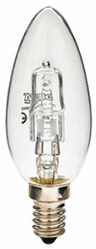 LAMPADINA OLIVA ALOGENA E14 18W 230V TRASPARENTE