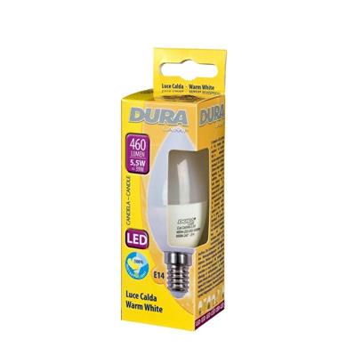 LAMPADINA CANDELA E14 5W 230V OPALE