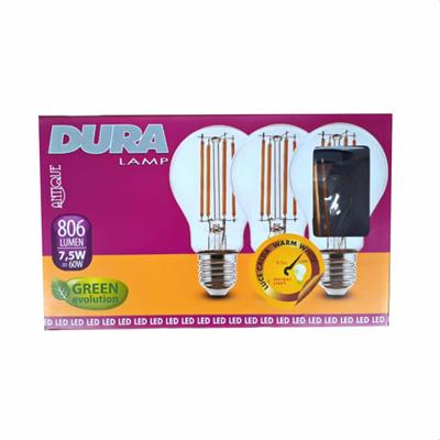 LAMPADINA LED A60 7W 220-240V 2700K E27 CONF. 3PZ