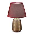 LAMPADA CERAMICA ORO COUCHE D. 25 X H38 CM 3 COLORI ASS