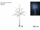 LUCI ALBERO LED CON FIORI 180CM 200LED USO INTERNO/ESTERNO