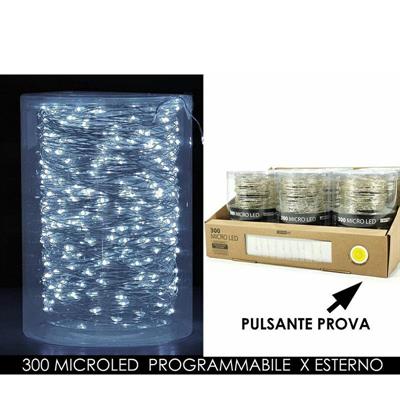 LUCI CATENA 300 MICROLED BIANCO FREDDO INT/EST