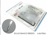 LUCI CATENA 20LED BIANCO FREDDO A BATTERIA