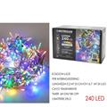 LUCI CATENA 240 LED MULTICOLOR PER ESTERNO