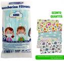 MASCHERINA FILTRANTE MONOUSO BIMBI CONF. 10PZ