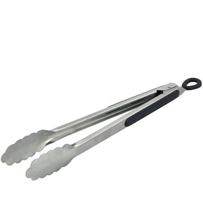 MOLLA PER BARBECUE 30 CM ACCIAIO INOX C/INSERTI IN SILICONE