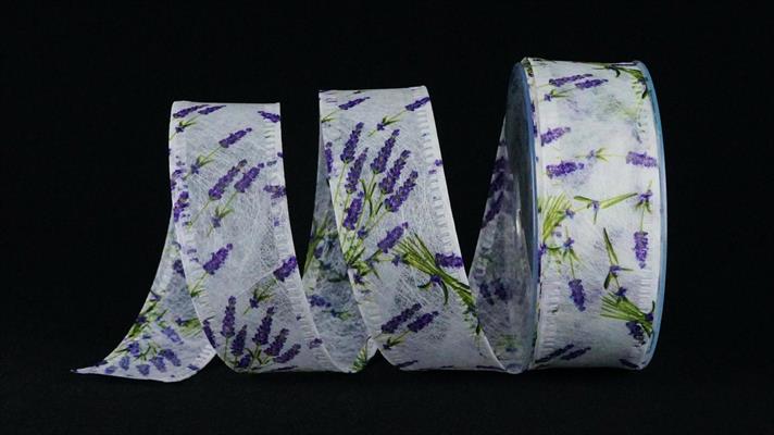 NASTRO DECOFIBRA 40X25MT ART. 0485 DECORO LAVANDA