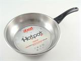 PADELLA HOTPOT 1MANICO 24CM INOX FONDO INDUZIONE