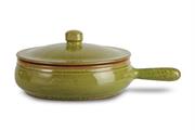 PADELLA TERRACOTTA FASCINO ANTICO VERDE 25CM