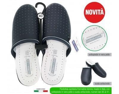 PANTOFOLA SANITARIA BLU DONNA 36/41