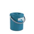 PATTUMIERA EUREKA CON COPERCHIO 10 LT BLU OTTANIO