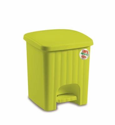 PATTUMIERA QUADRA PEDALINA COL. VERDE LIME STEFANPLAST