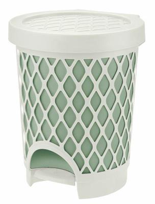 PATTUMIERA A PEDALE TRELLIS 16LT COLORE PANNA/CAMMEO 32X31XH