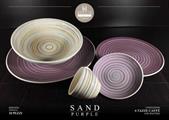 PIATTO SERVIZIO 18PZ DECORO SAND PURPLE